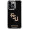 Florida State FSU Seminoles Black iPhone 16 Pro Clear Case